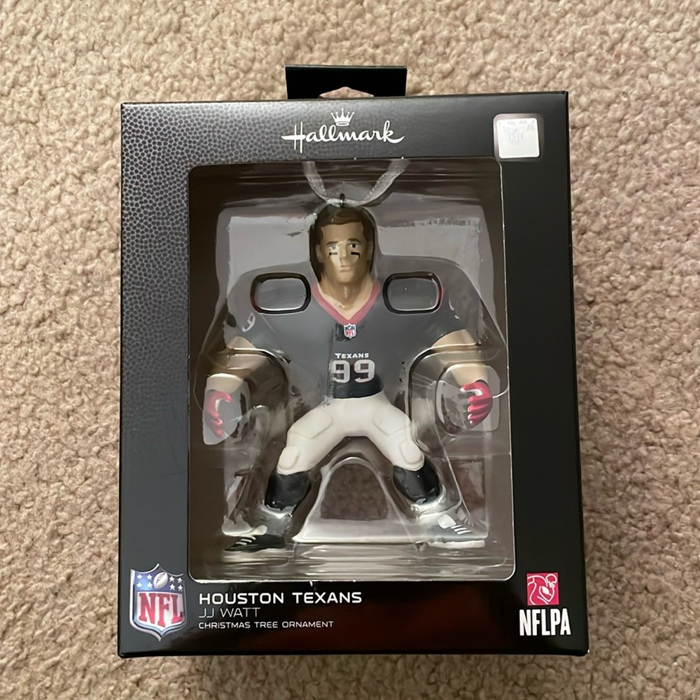 NFL 2018 Houston Texans JJ Watt Christmas Tree Ornament
